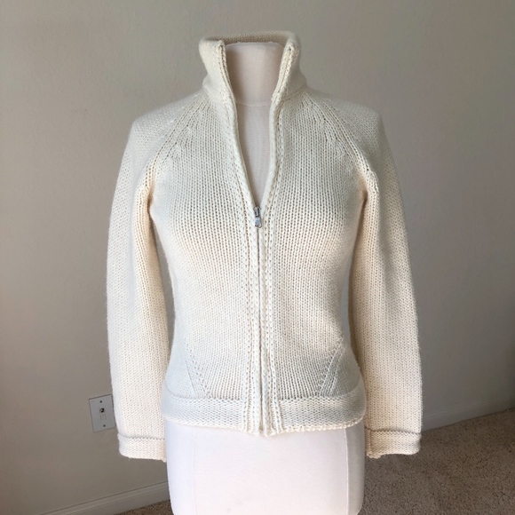 turtleneck zip up sweater women's